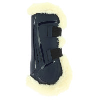 Guêtres Norton XTR à boutons mouton synthétique Bleu marine