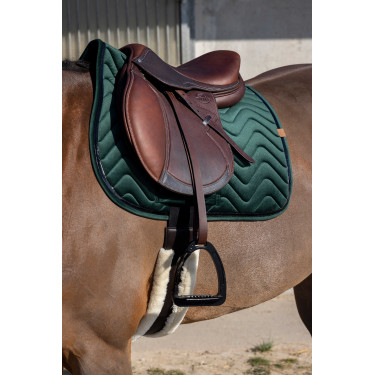 Tapis de selle Equithème Glossy Vert foncé Tapis de selle Equithème Glossy Vert foncé