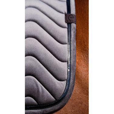 Tapis de selle Equithème Glossy Gris Tapis de selle Equithème Glossy Gris