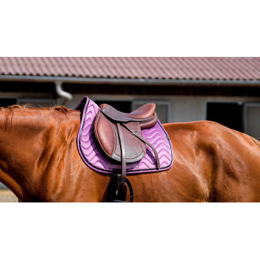 Tapis de selle Equithème Glossy Violet Tapis de selle Equithème Glossy Violet