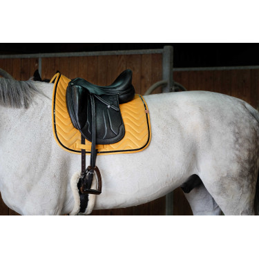 Tapis de selle Equithème Glossy Jaune Tapis de selle Equithème Glossy Jaune