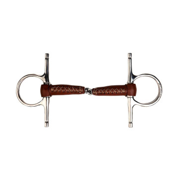 Mors à aguillies Metalab Pinchless gainé cuir 17 mm Mors à aguillies Metalab Pinchless gainé cuir 17 mm