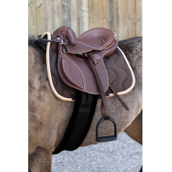 Selle bardette Guy Cantin Evolution éducative Havane Marron