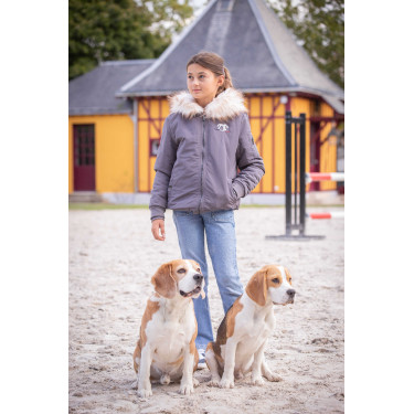 Bombers Eden by PL Lyon Gris glitter