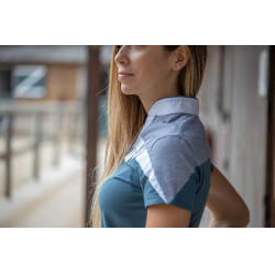 Polo Pénélope Indy Bleu canard