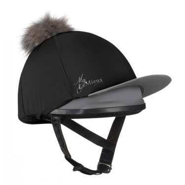 Toque My LeMieux en soie pour casque Noir / gris