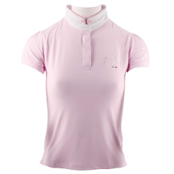 Polo de concours Pénélope Madrid manches courtes Rose Polo de concours Pénélope Madrid manches courtes Rose