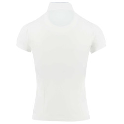 Polo de concours Pénélope Madrid manches courtes Blanc Polo de concours Pénélope Madrid manches courtes Blanc