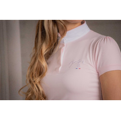 Polo de concours Pénélope Madrid manches courtes Rose Polo de concours Pénélope Madrid manches courtes Rose