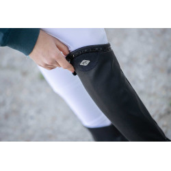 Mini chaps Pénélope Softy Noir Mini chaps Pénélope Softy Noir