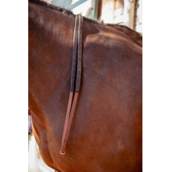 Rênes caoutchouc Pénélope US Noisette Marron Rênes caoutchouc Pénélope US Noisette Marron