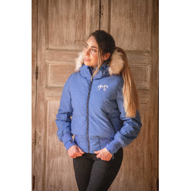 Blouson Pénélope Step Bleu océan Blouson Pénélope Step Bleu océan