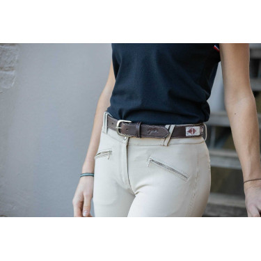 Ceinture Pénélope Pearl Havane / rose Marron Ceinture Pénélope Pearl Havane / rose Marron