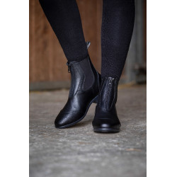 Boots Equithème Zurich à zip Noir