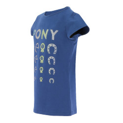 T-shirt Equithème Lise Bleu marine