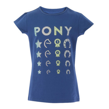 T-shirt Equithème Lise Bleu marine T-shirt Equithème Lise Bleu marine