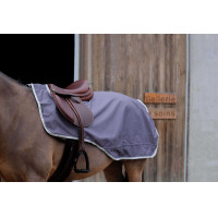 Couvre-reins Equithème Tyrex 1200D recyclé doublé polaire Taupe Marron Couvre-reins Equithème Tyrex 1200D recyclé doublé polaire Taupe Marron
