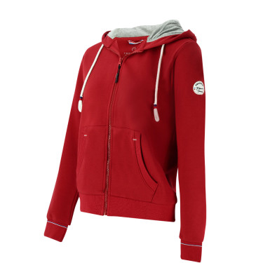 Sweat zippé Equithème Courtney Cerise Rouge Sweat zippé Equithème Courtney Cerise Rouge