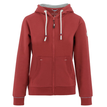 Sweat zippé Equithème Courtney Cerise Rouge Sweat zippé Equithème Courtney Cerise Rouge