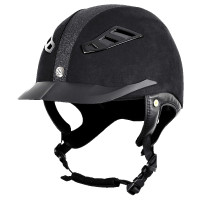 Casque Back on Track® EQ3 Lynx Microfibre/Strass Noir Casque Back on Track® EQ3 Lynx Microfibre/Strass Noir