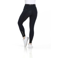 Pantalon Equithème Safir fond silicone Marine / noir Bleu Pantalon Equithème Safir fond silicone Marine / noir Bleu