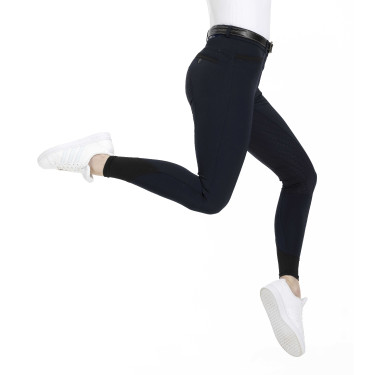 Pantalon Equithème Safir fond silicone Marine / noir Bleu Pantalon Equithème Safir fond silicone Marine / noir Bleu
