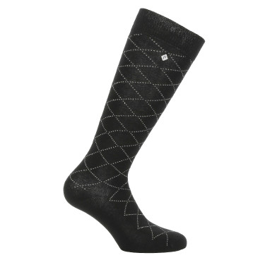 Chaussettes Equithème Résille Noir Chaussettes Equithème Résille Noir