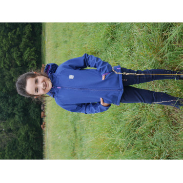 Softshell Equi-Kids Amandine Bleu marine