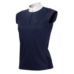 Polo Equithème Brussels avec strass Bleu marine Polo Equithème Brussels avec strass Bleu marine