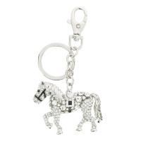 Porte-clés Equi-Kids Charly Argent / noir