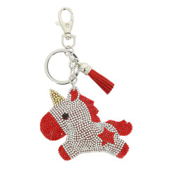Porte-clés Equi-Kids Baby licorne Star Rouge Porte-clés Equi-Kids Baby licorne Star Rouge
