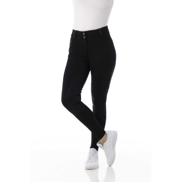 Pantalon softshell Equitheme Kitzbuhl fond silicone Noir Pantalon softshell Equitheme Kitzbuhl fond silicone Noir
