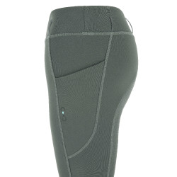 Legging doublé polaire Riding World Volga Femme Gris vert