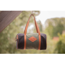 Sac Pénélope Canvas Bowl Vert / noir
