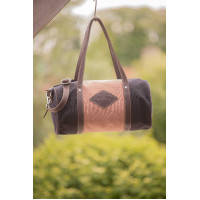 Sac Pénélope Canvas Bowl Noir / vieux rose