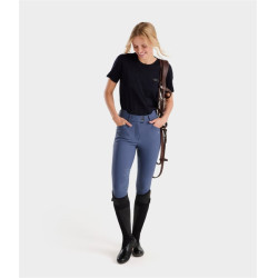 Pantalon d'équitation X-perform Iconic Horse Pilot femme Vintage Indigo Bleu