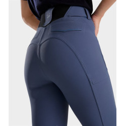 Pantalon d'équitation X-perform Iconic Horse Pilot femme Vintage Indigo Bleu