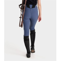 Pantalon d'équitation X-perform Iconic Horse Pilot femme Vintage Indigo Bleu