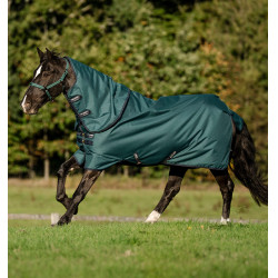 Couverture Amigo Ripstop Horseware 900D Plus Turnout 200g Vert dynastie / marine / argent