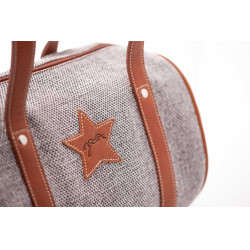 Sac Pénélope Nina Bowl gris petit modèle