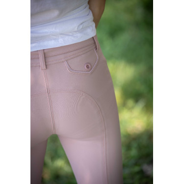 Pantalon d'équitation Élégance Pénélope Rose poudré