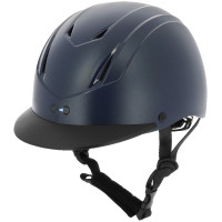 Casque Riding World Topy Marine mat Bleu
