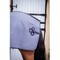 Couvre-reins Quarter Paddock Sports Wooltouch Bleu chiné