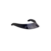 Visière pour casque d'équitation Naca Bleu brillant / noir Visière pour casque d'équitation Naca Bleu brillant / noir