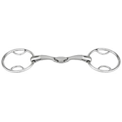 Mors 2 anneaux Sprenger Satinox à passes double brisure Mors 2 anneaux Sprenger Satinox à passes double brisure