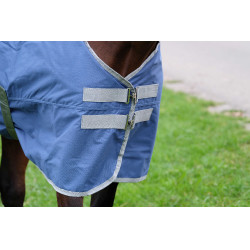 Couverture Equithème Tyrex 600D recyclée Bleu marine