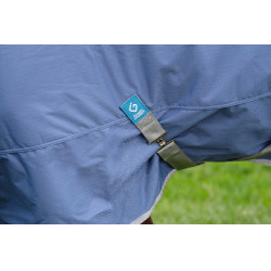 Couverture Equithème Tyrex 600D recyclée Bleu marine