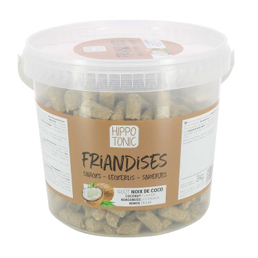 Bonbons pour chevaux goût noix de coco Hippotonic Bonbons pour chevaux goût noix de coco Hippotonic