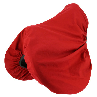 Housse de selle Riding World en coton Rouge Housse de selle Riding World en coton Rouge
