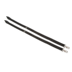 Courroies de cuisse élastique Shires Noir